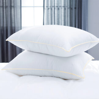 LANE LINEN Relleno de almohada de 18 x 18 pulgadas, paquete de 2 unidades,  color blanco, rellenos de almohada alternativos de plumón para fundas de